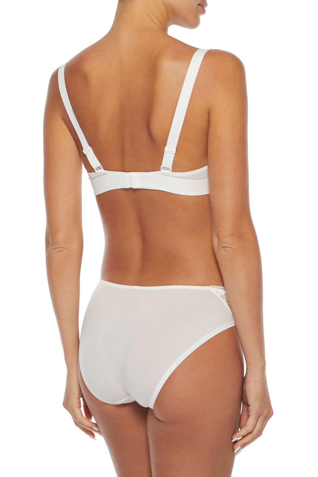 MAISON LEJABY Songe stretch-Leavers lace and tulle soft-cup underwired bra