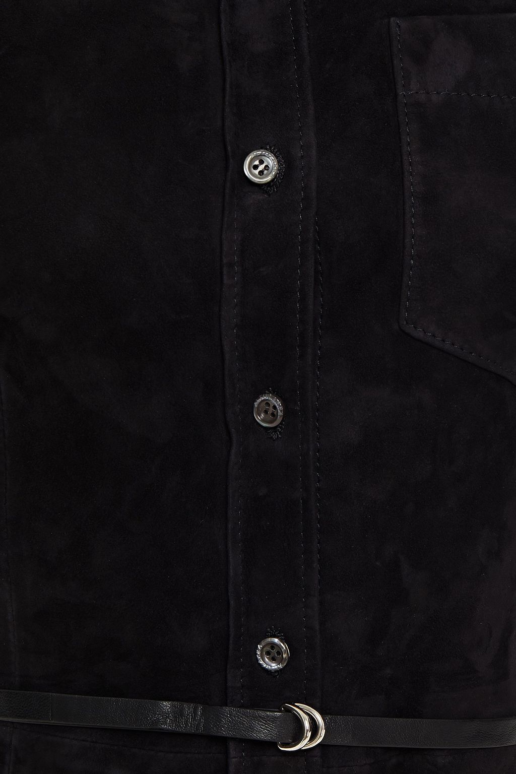 ALTUZARRA Belted suede dress