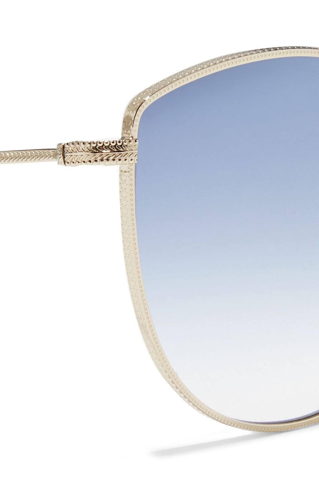 OLIVER PEOPLES Rayette cat-eye gold-tone sunglasses