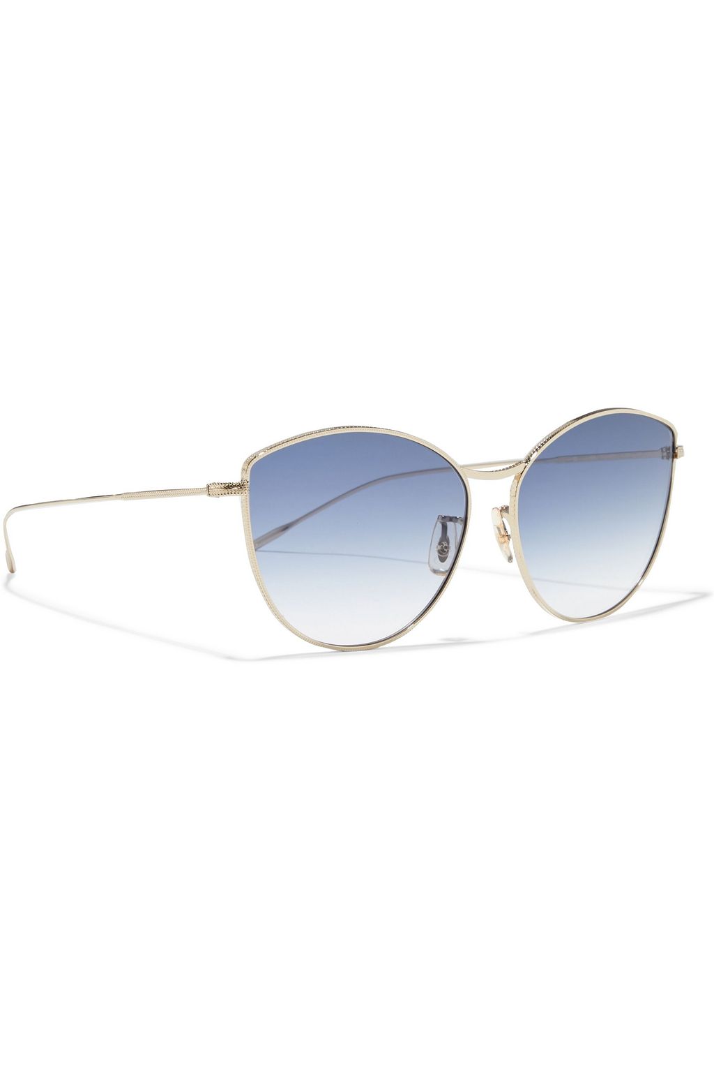 OLIVER PEOPLES Rayette cat-eye gold-tone sunglasses
