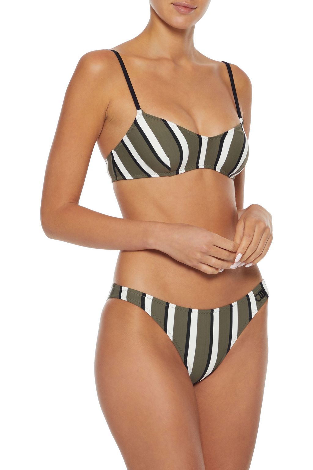 SOLID & STRIPED The Rachel striped bikini top