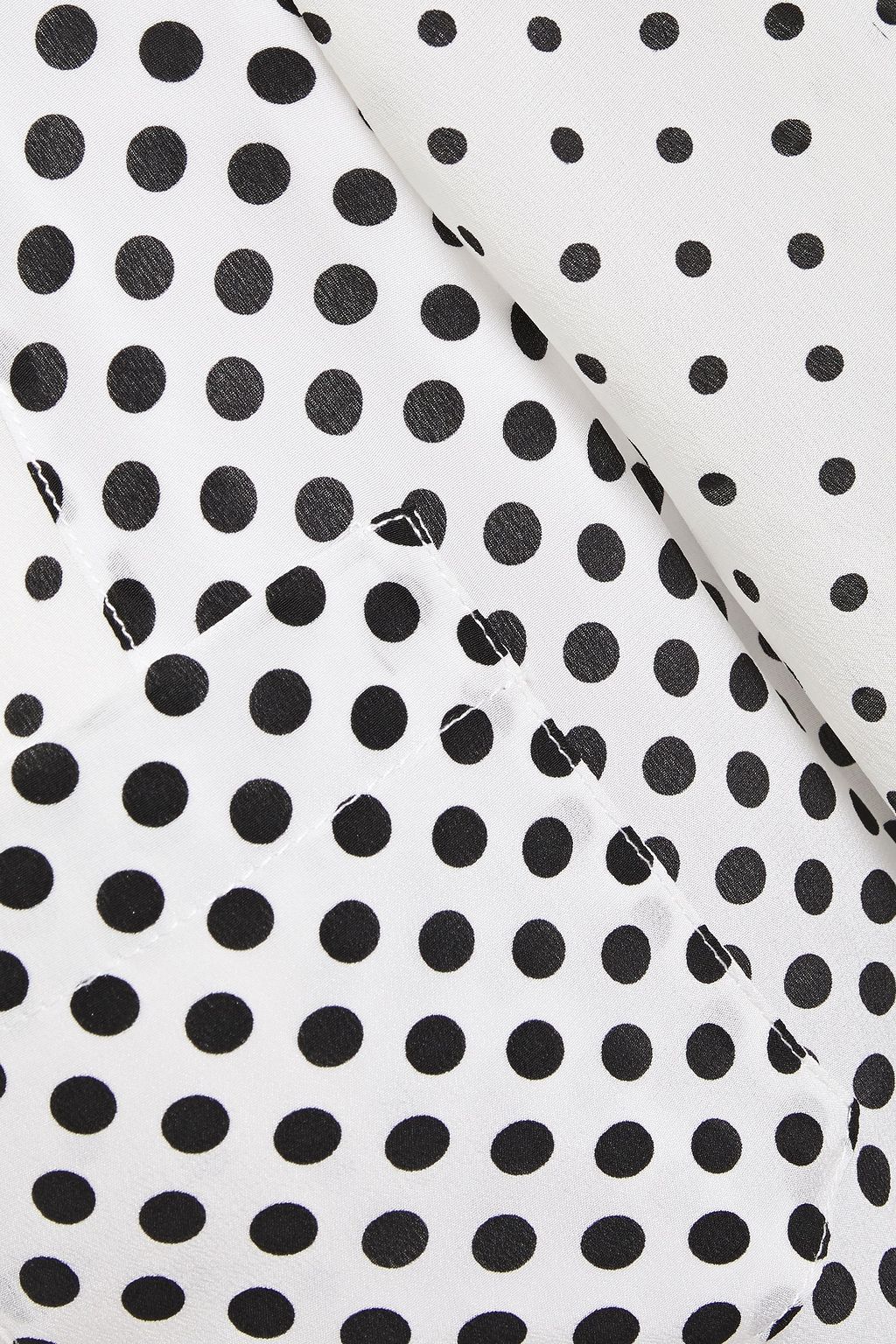 ALTUZARRA Belted polka-dot silk crepe de chine dress