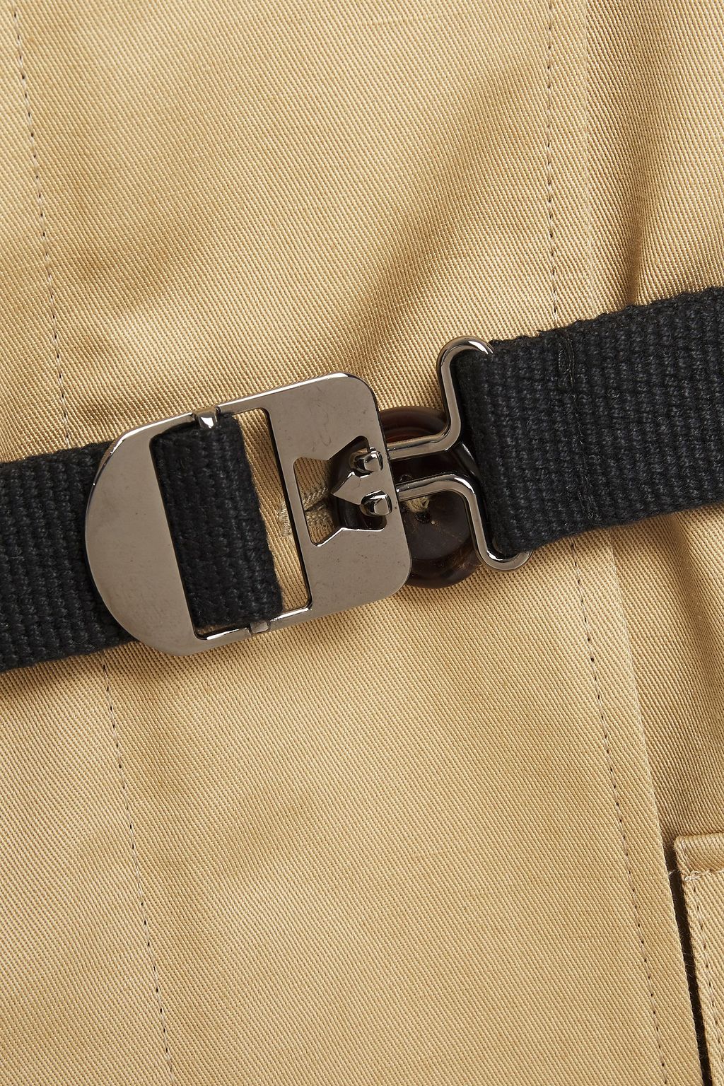 MARNI Cotton and linen-blend gabardine hooded jacket