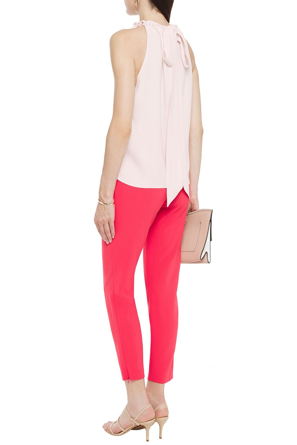 LES HÉROÏNES BY VANESSA COCCHIARO Gathered crepe top