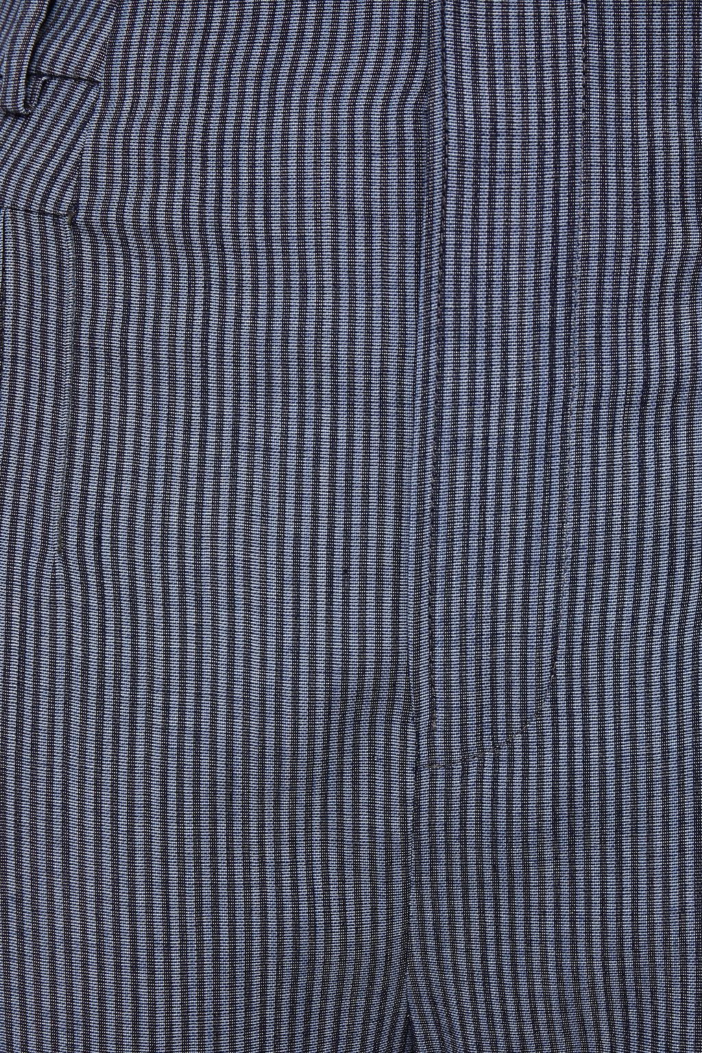 ALTUZARRA Striped wool-blend flared pants