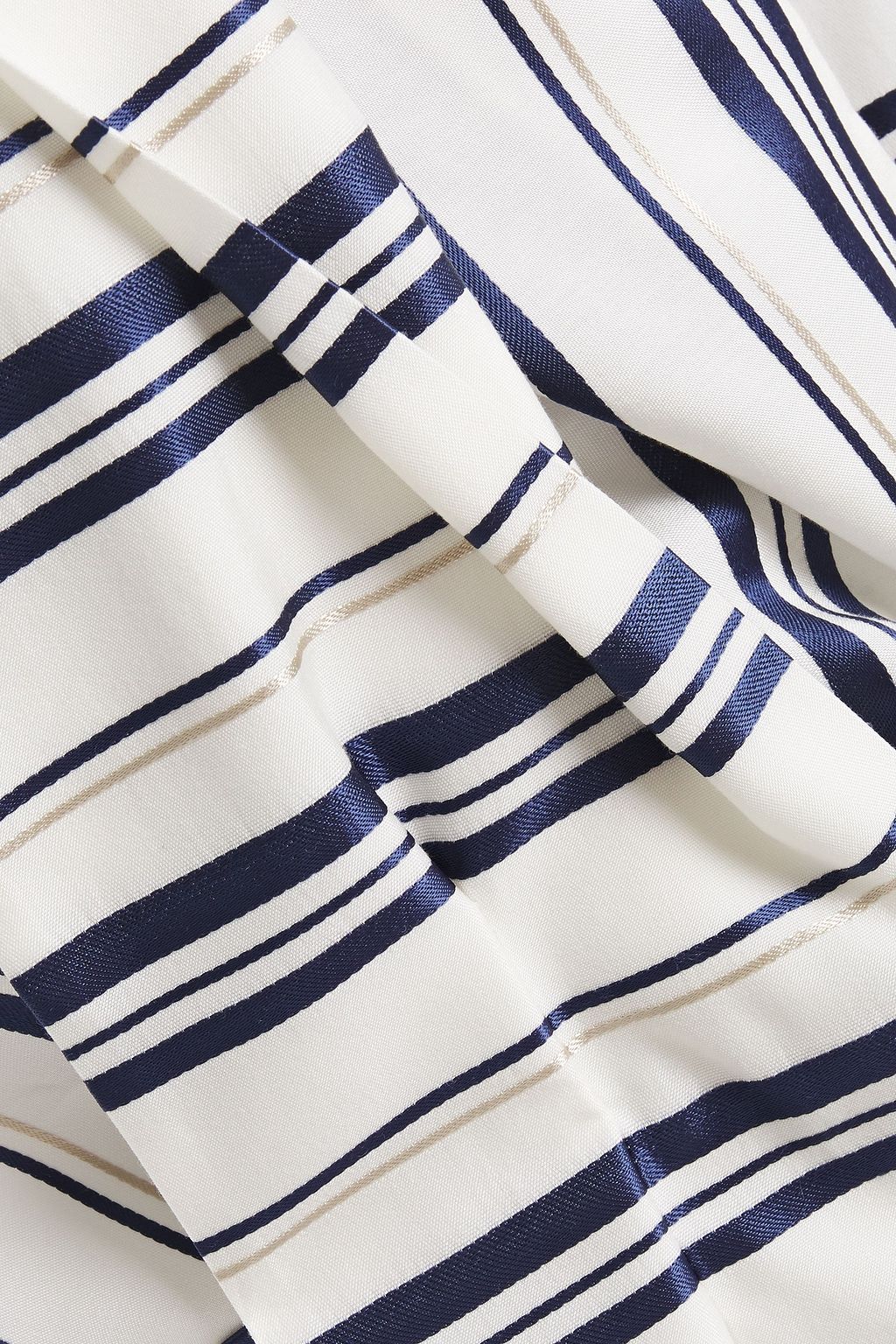 ALTUZARRA Draped striped jacquard top