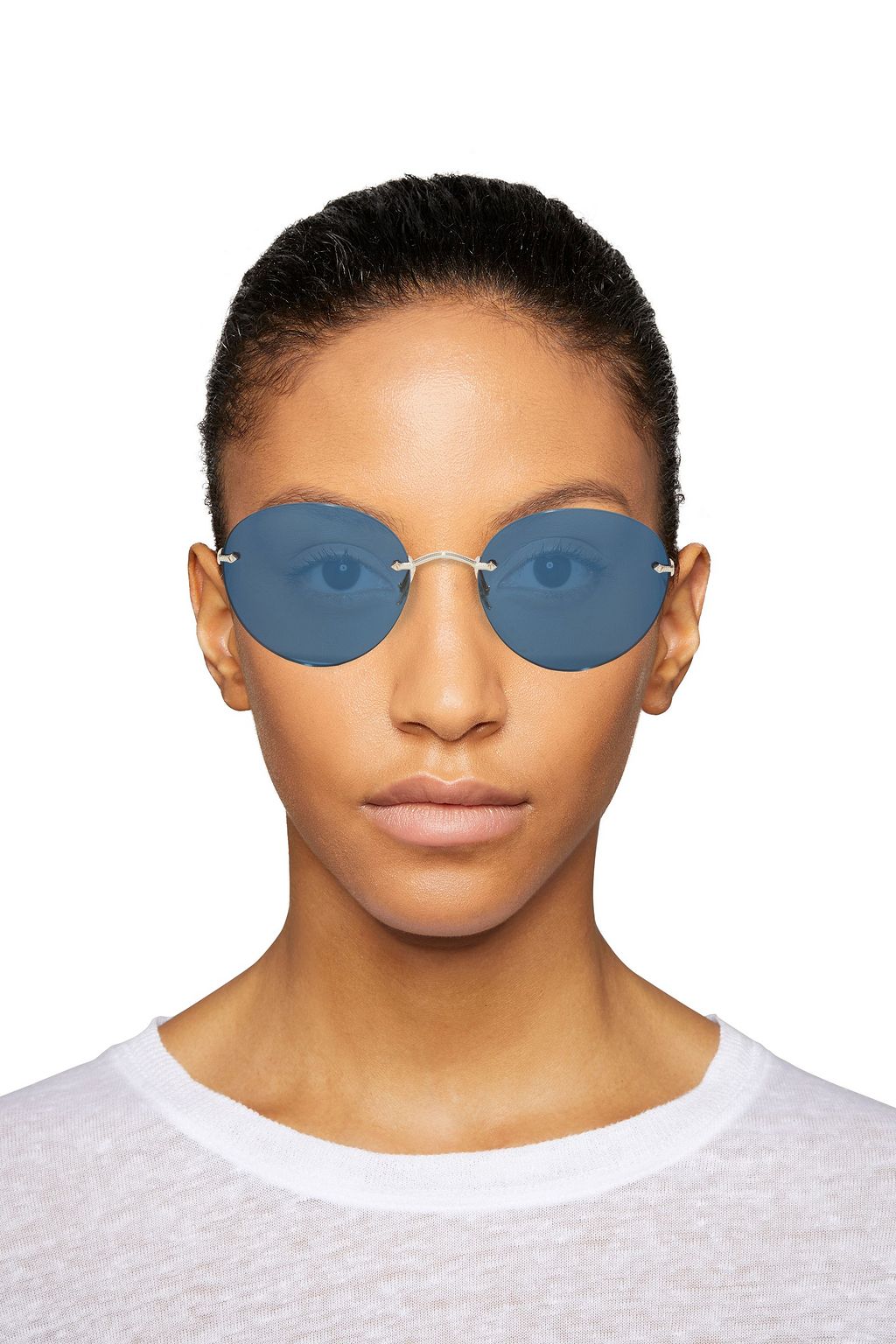 OLIVER PEOPLES Coliena round-frame gold-tone sunglasses