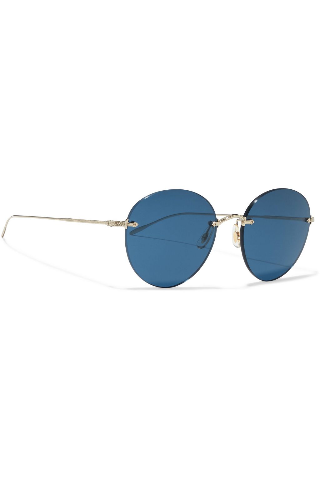 OLIVER PEOPLES Coliena round-frame gold-tone sunglasses