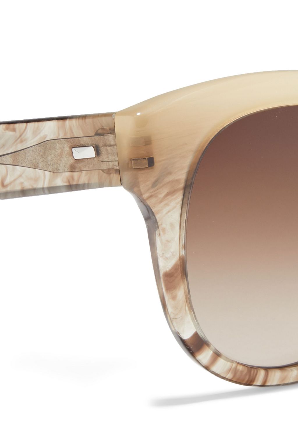 OLIVER PEOPLES Jacey cat-eye marbled acetate sunglasses