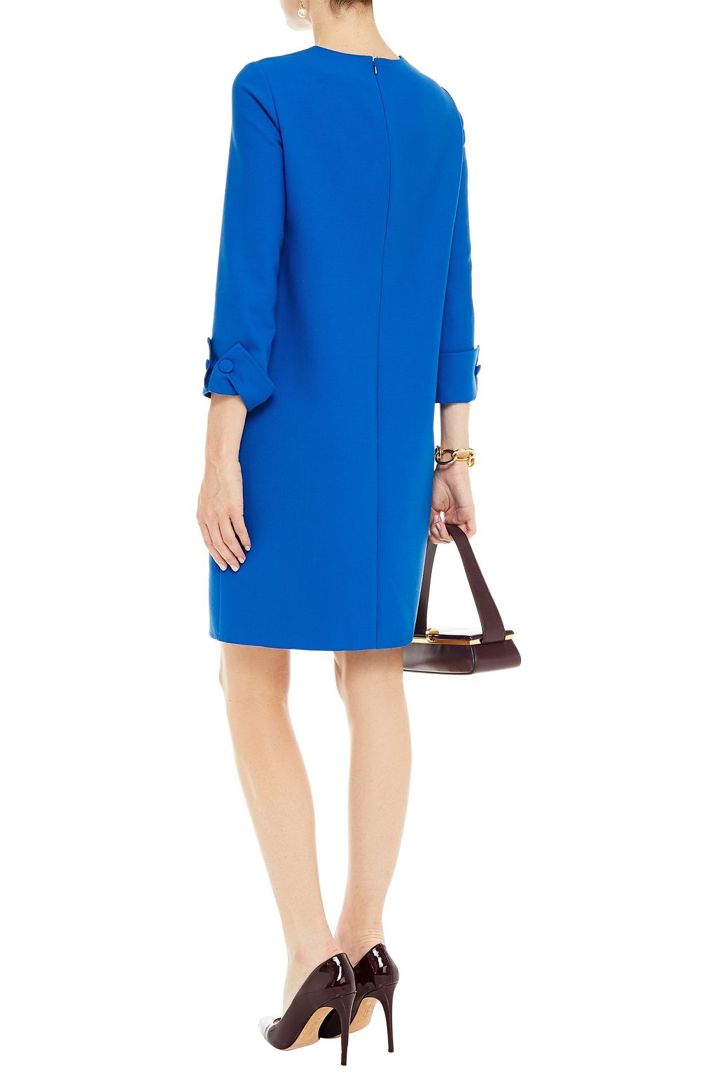 OSCAR DE LA RENTA Wool-blend mini dress
