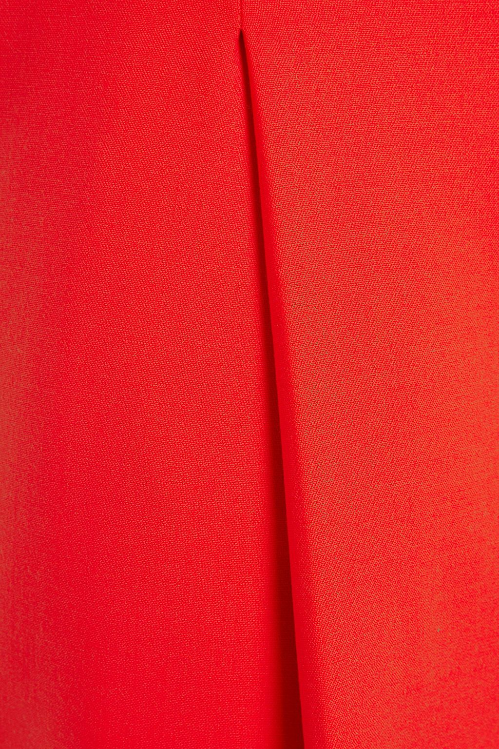 OSCAR DE LA RENTA Wool-blend crepe straight-leg pants