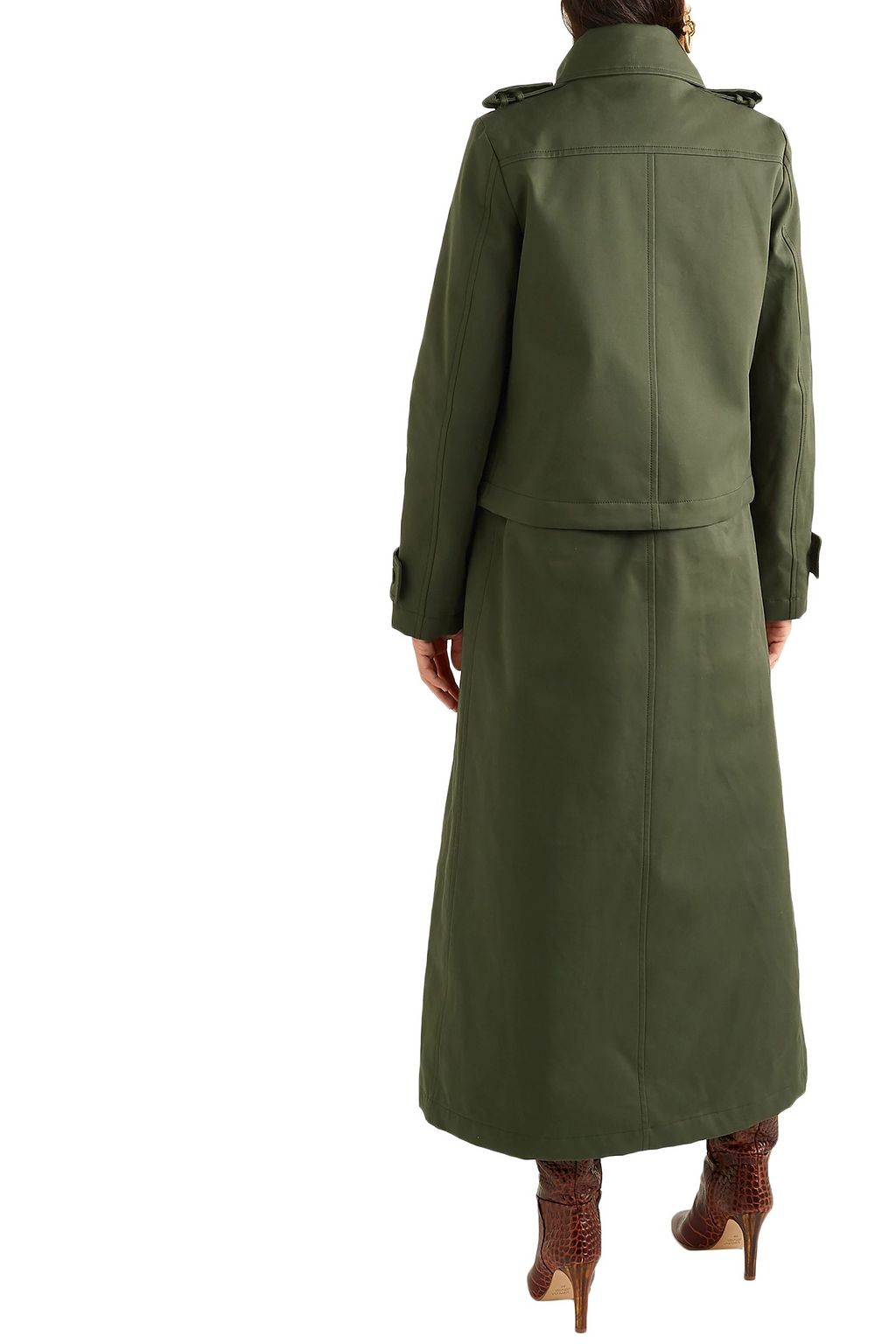 GABRIELA HEARST Gusev convertible cotton-gabardine trench coat