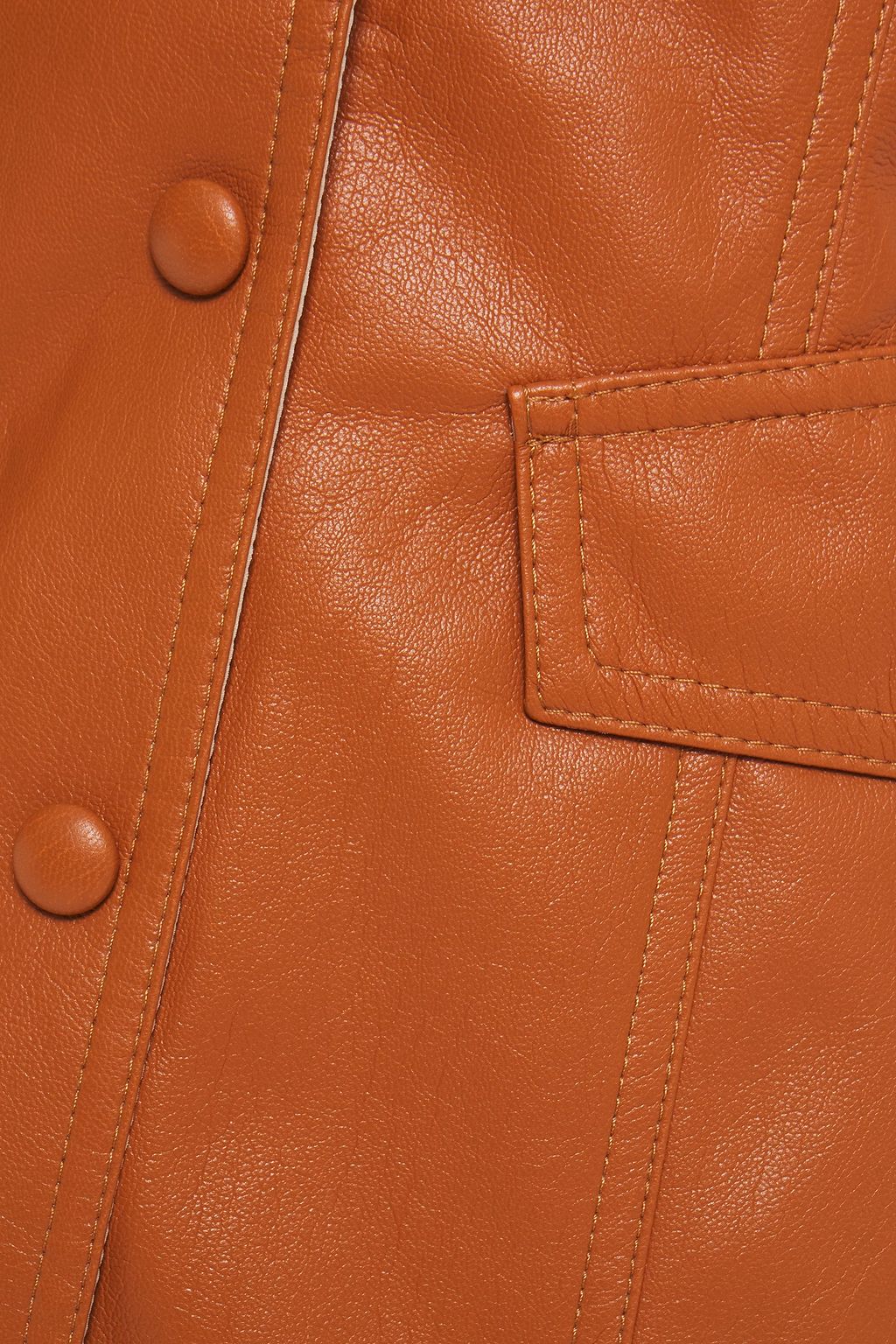 NANUSHKA Menphi vegan leather mini dress