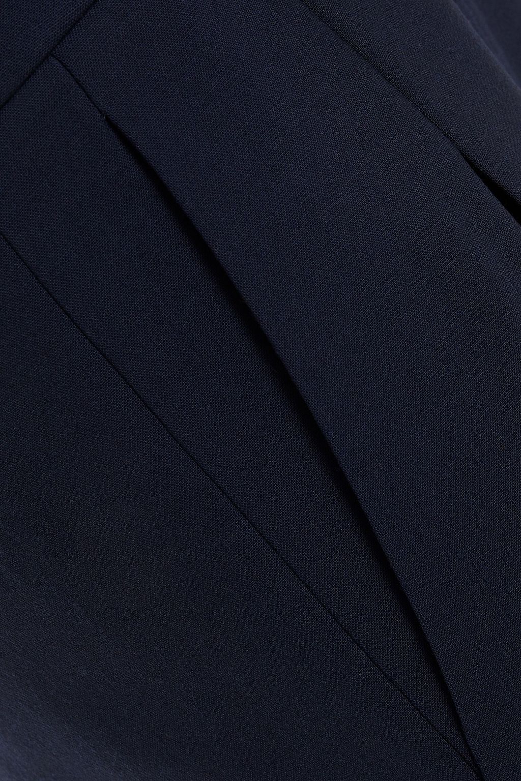 OSCAR DE LA RENTA Wool-blend crepe straight-leg pants