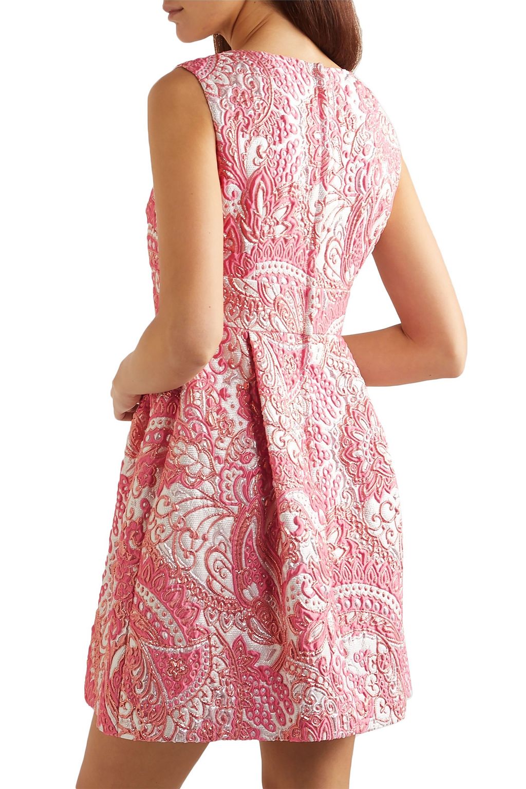 DOLCE&GABBANA Metallic brocade mini dress