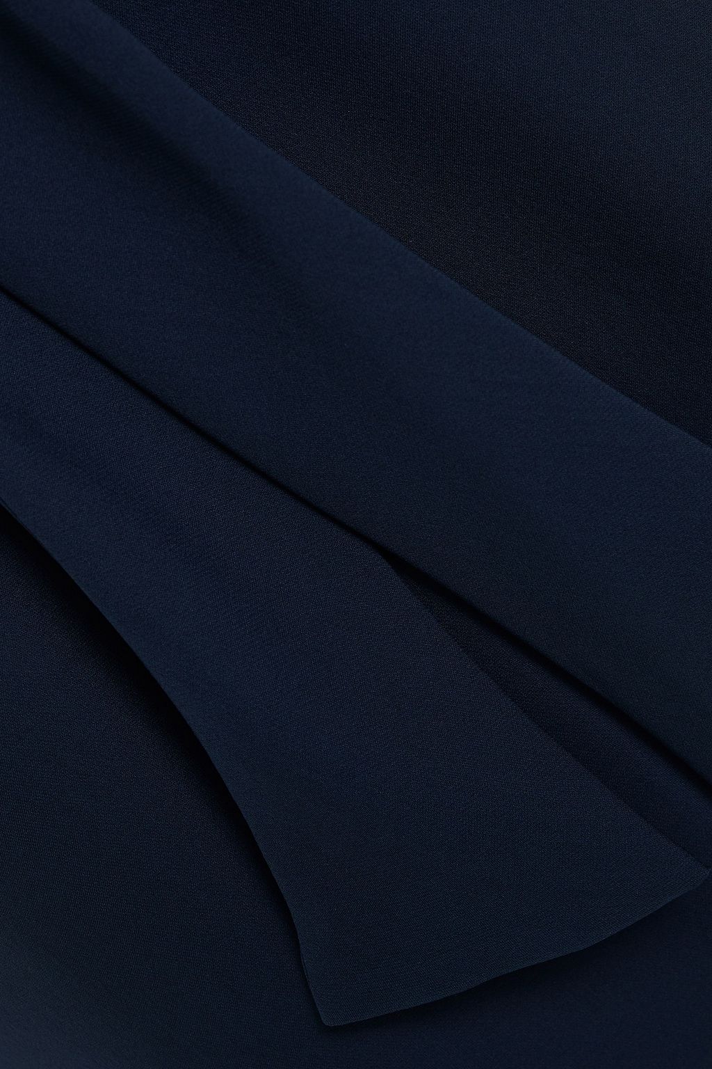 OSCAR DE LA RENTA Bow-detailed silk crepe de chine top