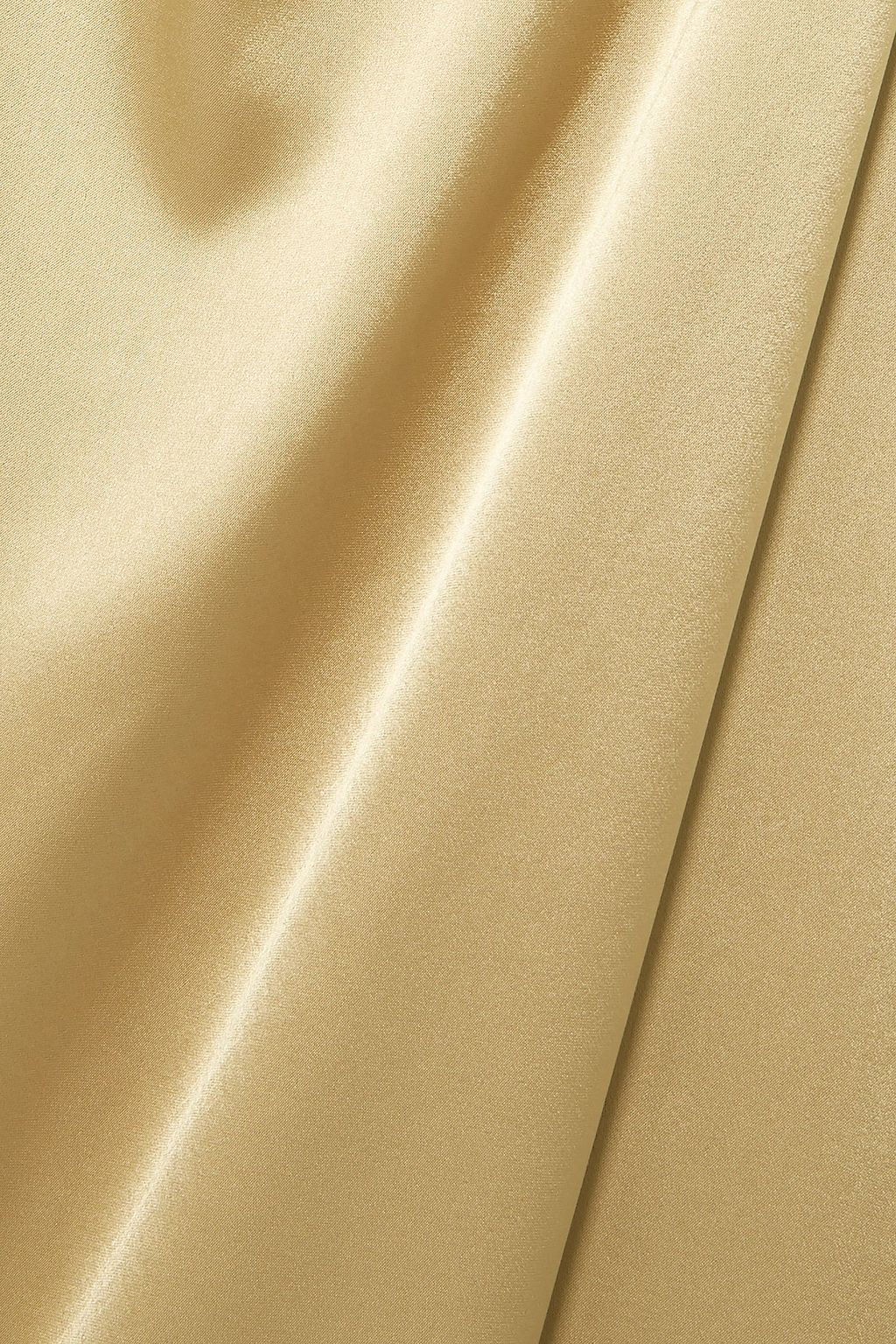 NANUSHKA Saffron cutout metallic satin midi dress