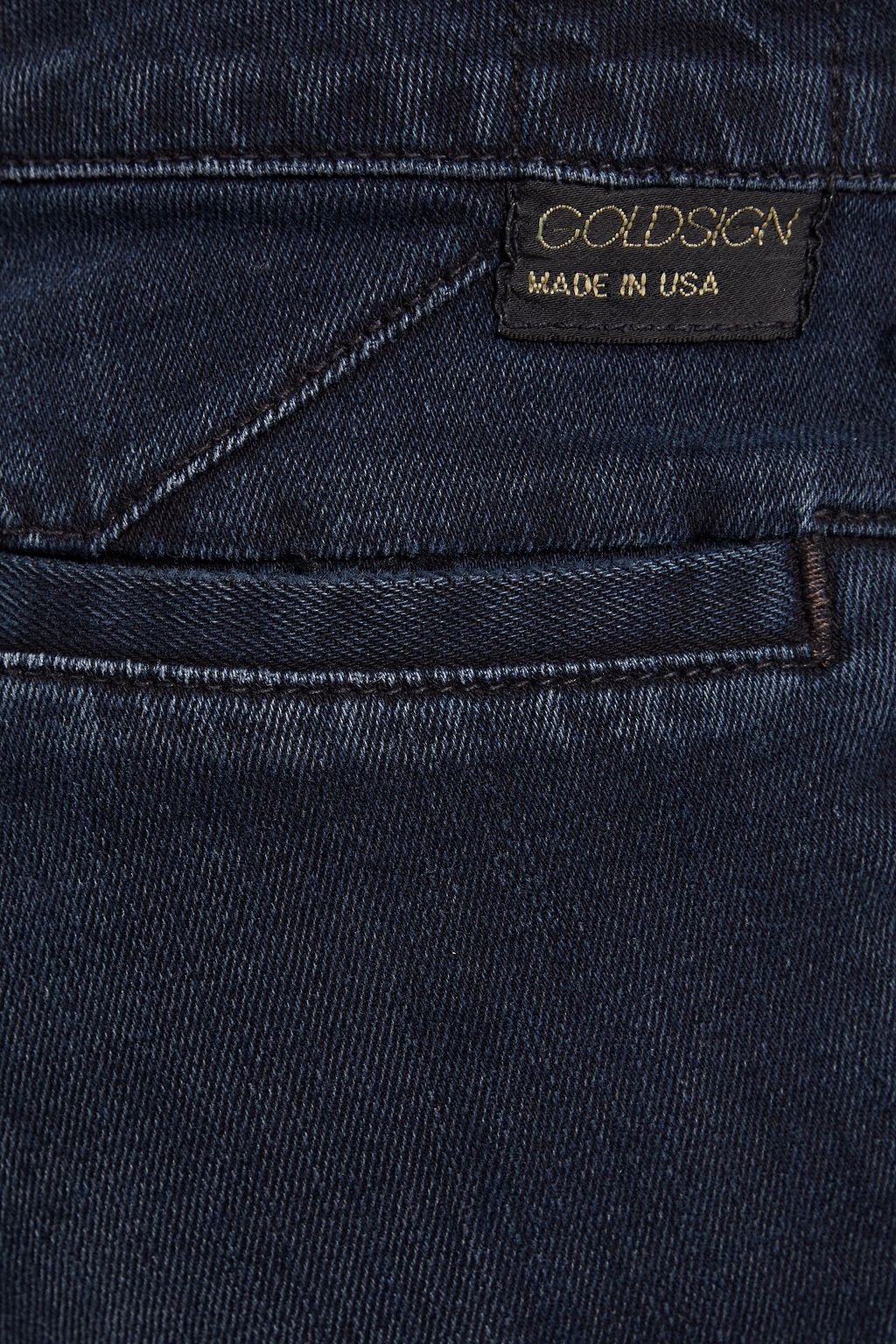 GOLDSIGN Faded low-rise flared jeans