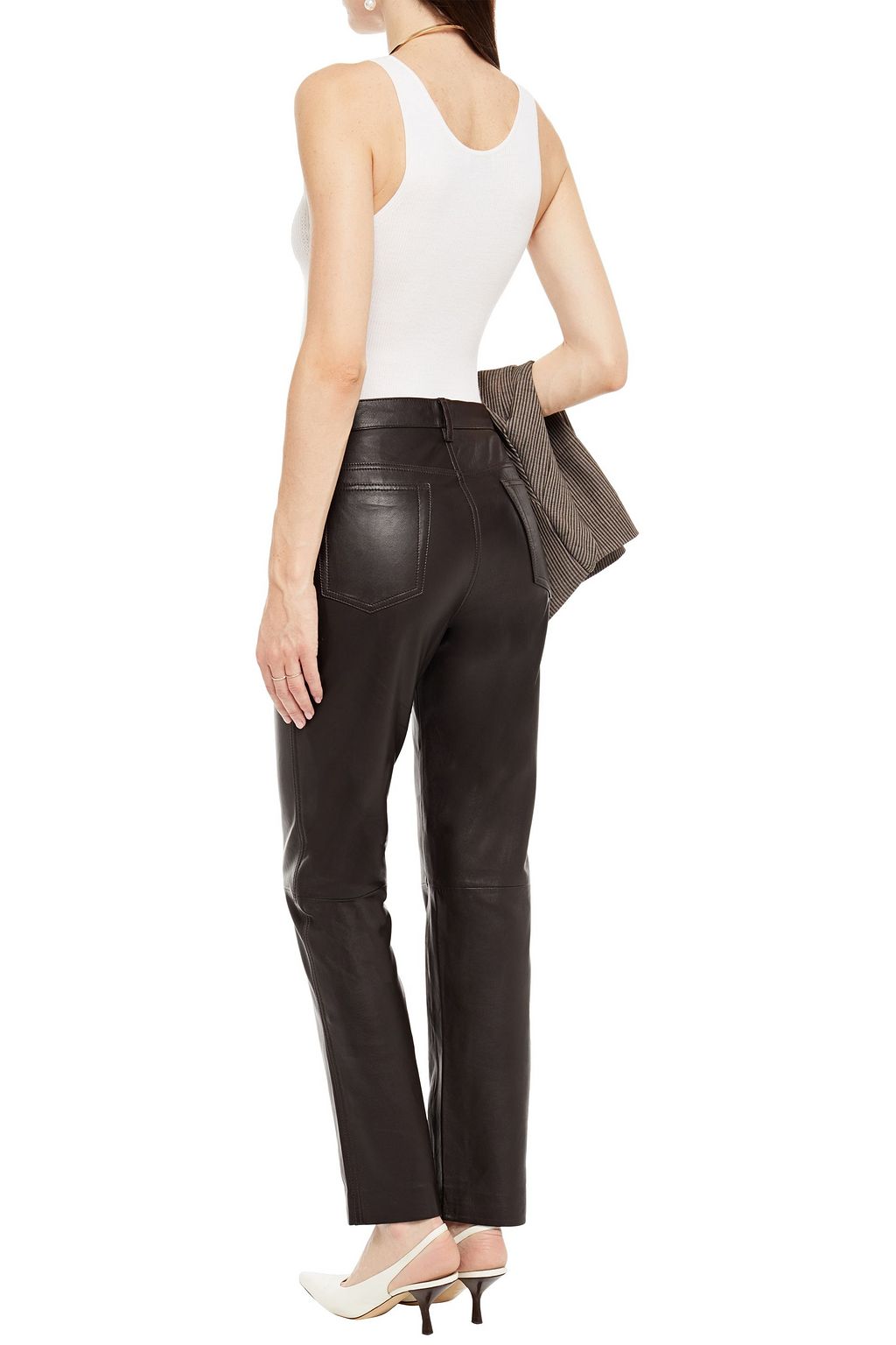 ALTUZARRA Ribbed wool and cashmere-blend tank