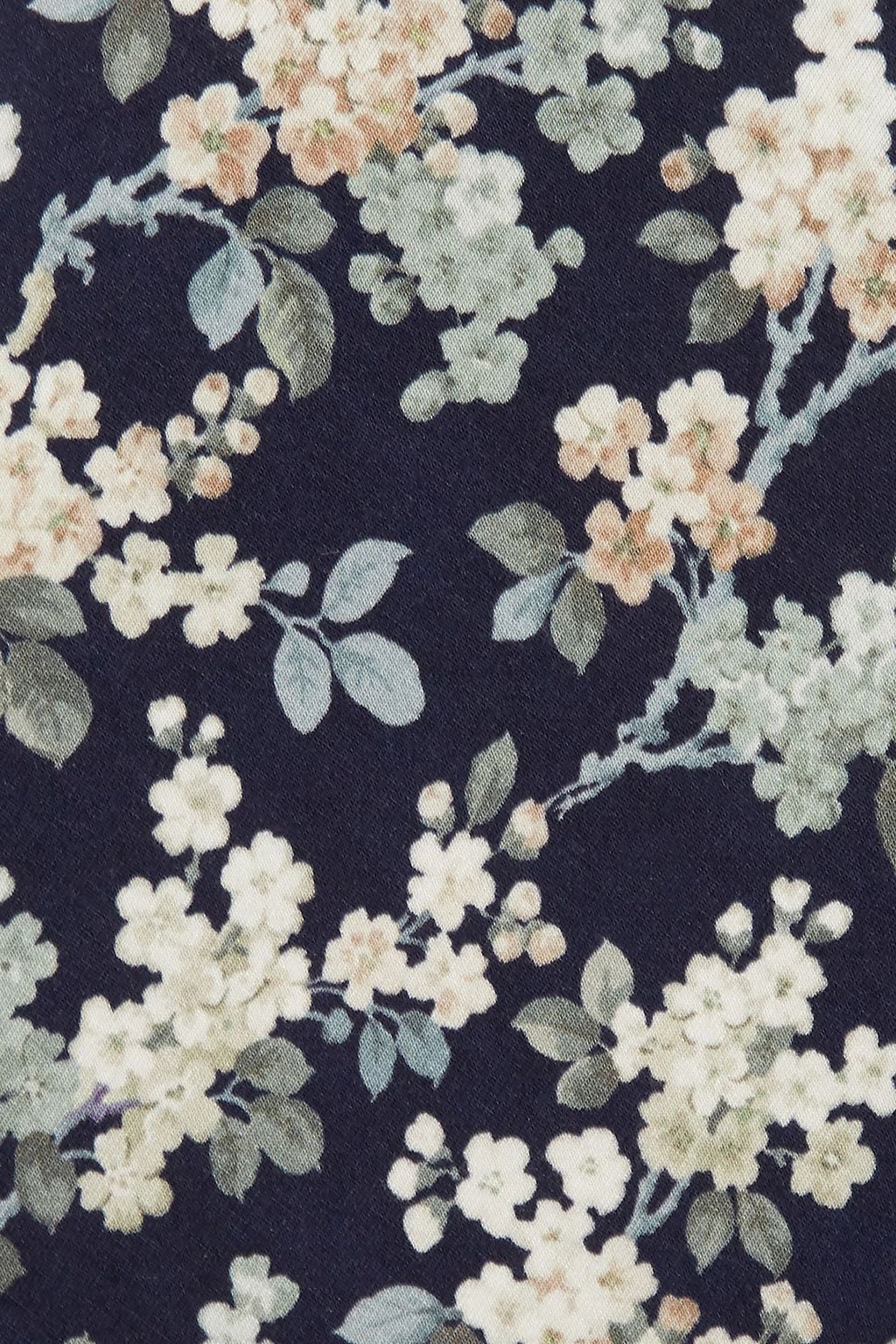 LES RÊVERIES Open-back floral-print cotton-jersey top