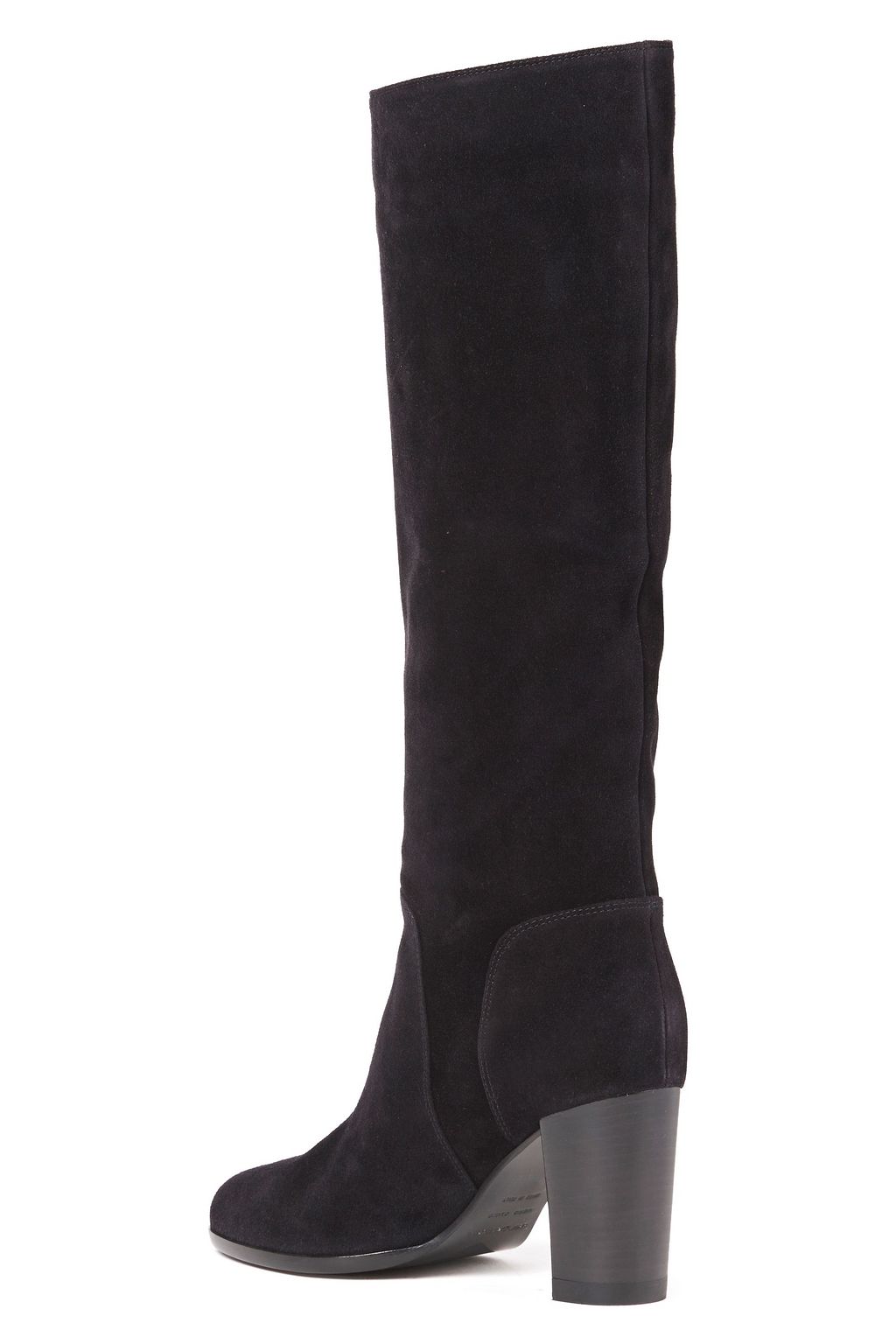 SERGIO ROSSI Chelsea suede knee boots