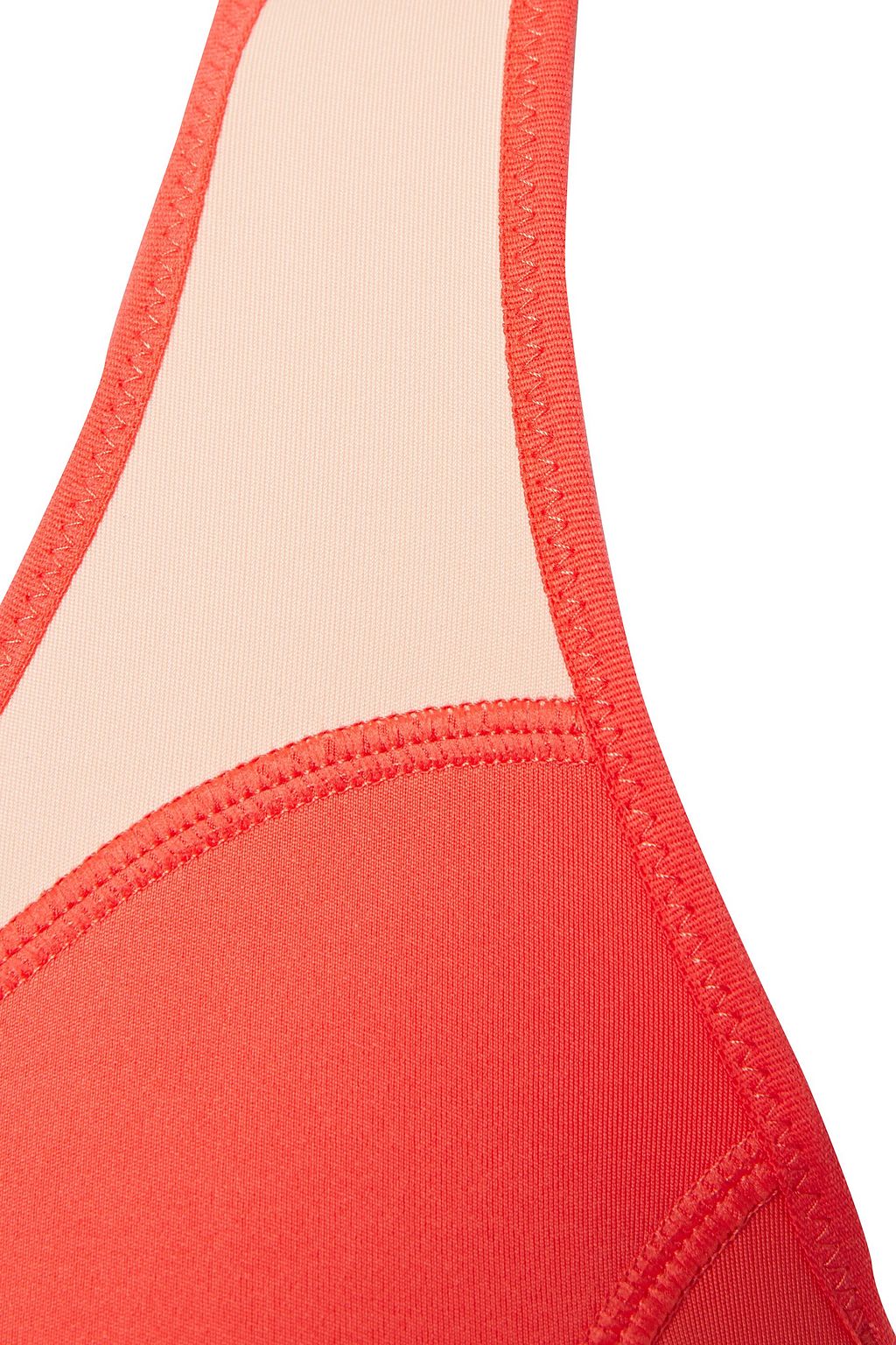 CALVIN KLEIN PERFORMANCE Two-tone stretch sports bra