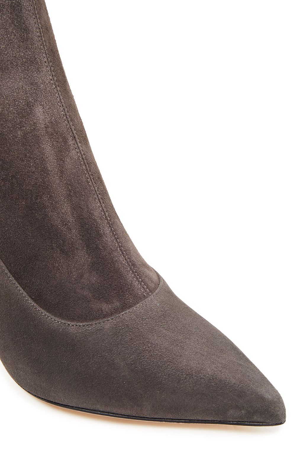 SERGIO ROSSI Stretch-suede thigh boots