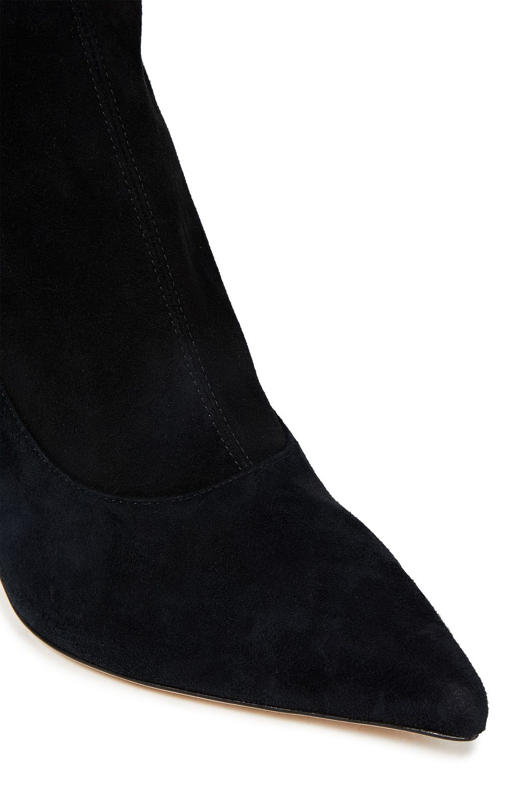 SERGIO ROSSI Stretch-suede over-the-knee boots