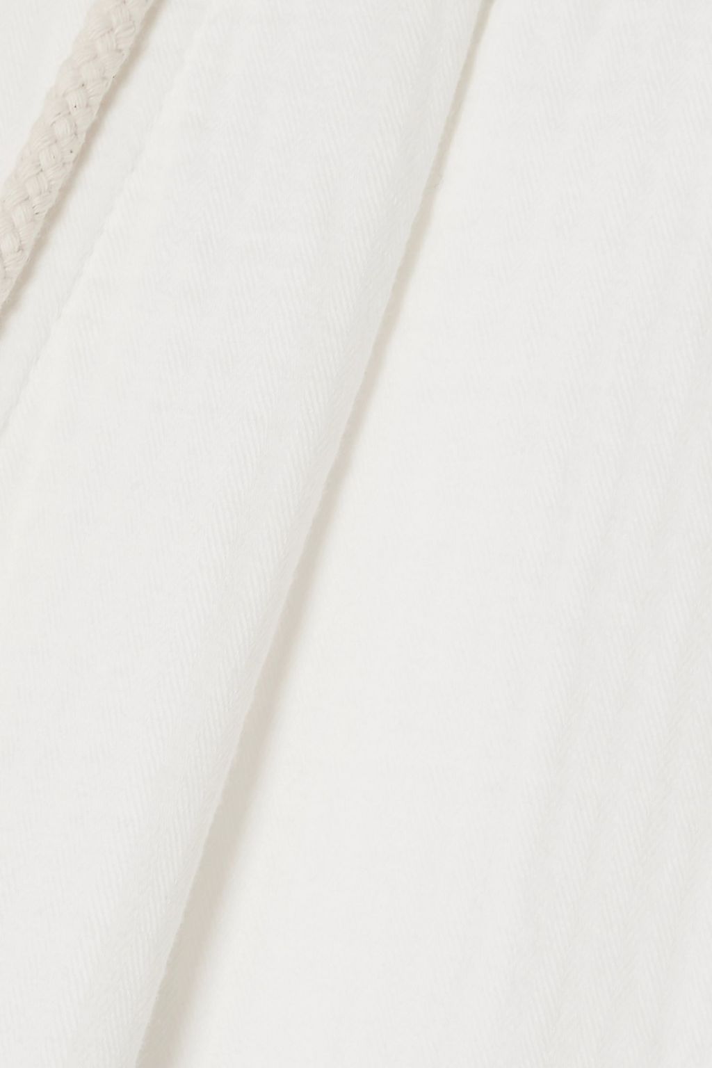 BASSIKE Herringbone cotton straight-leg pants