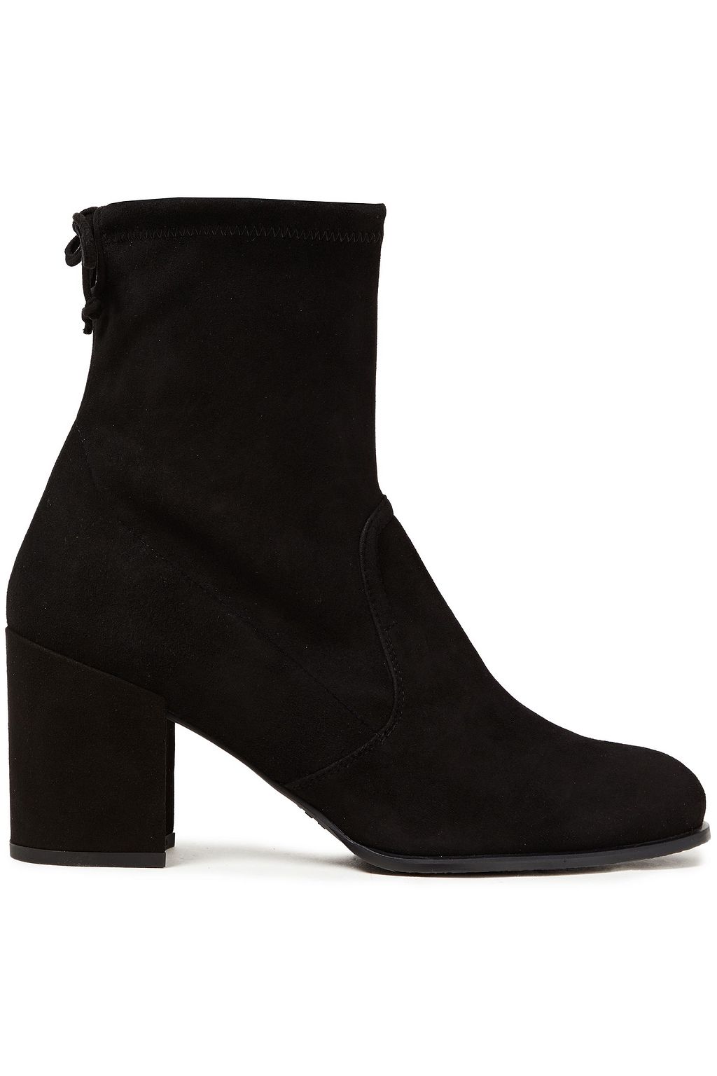 stuart weitzman black suede ankle boots