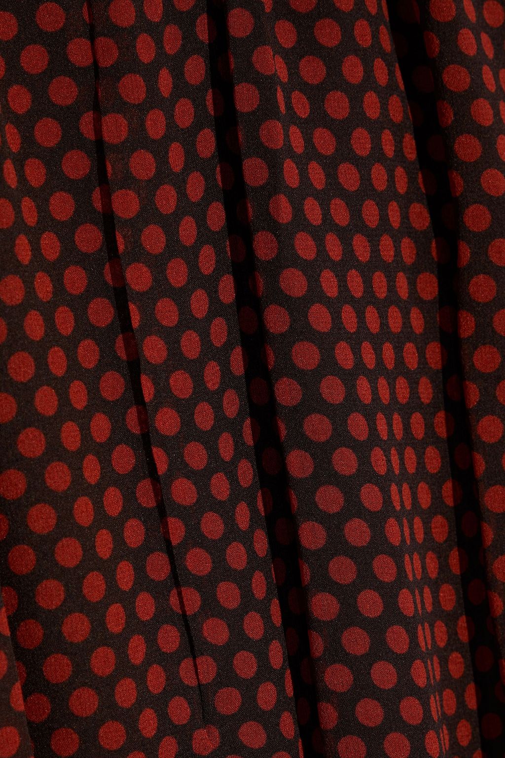 GIAMBATTISTA VALLI Tie-neck polka-dot silk-chiffon dress