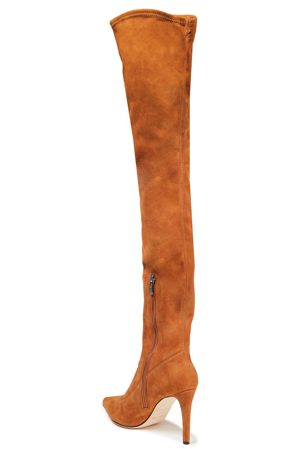 SERGIO ROSSI Stretch-suede over-the-knee boots