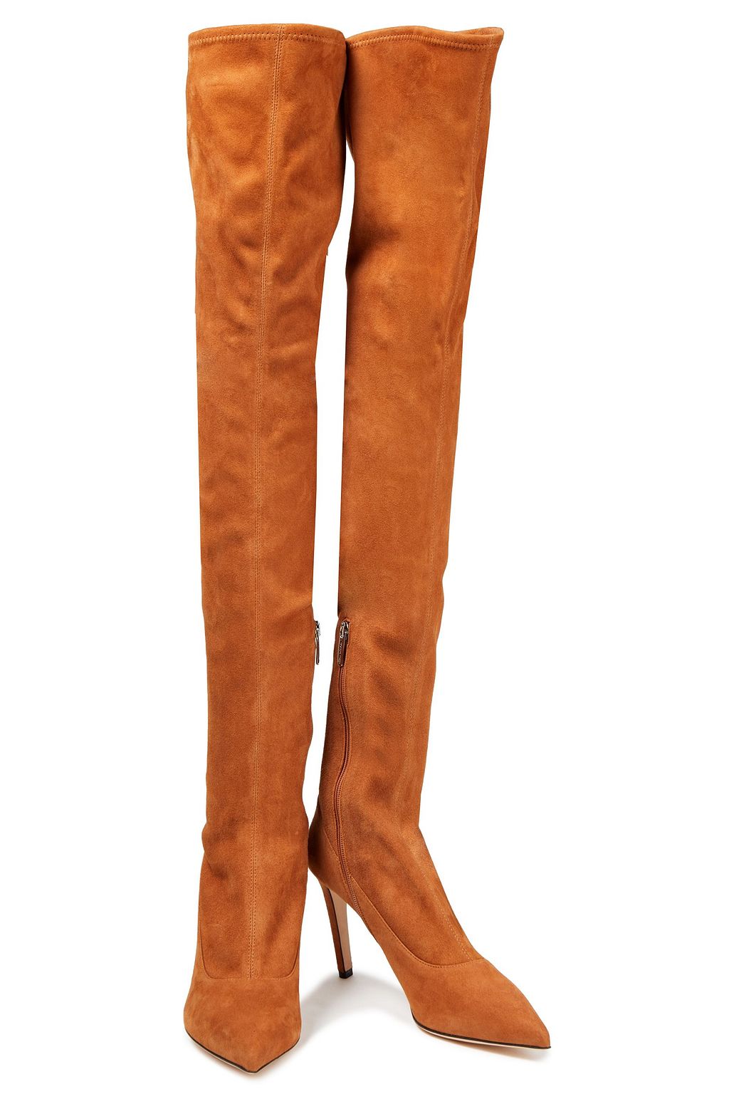 SERGIO ROSSI Stretch-suede over-the-knee boots