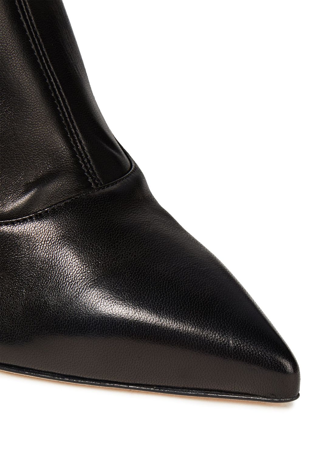 SERGIO ROSSI Stretch-leather thigh boots