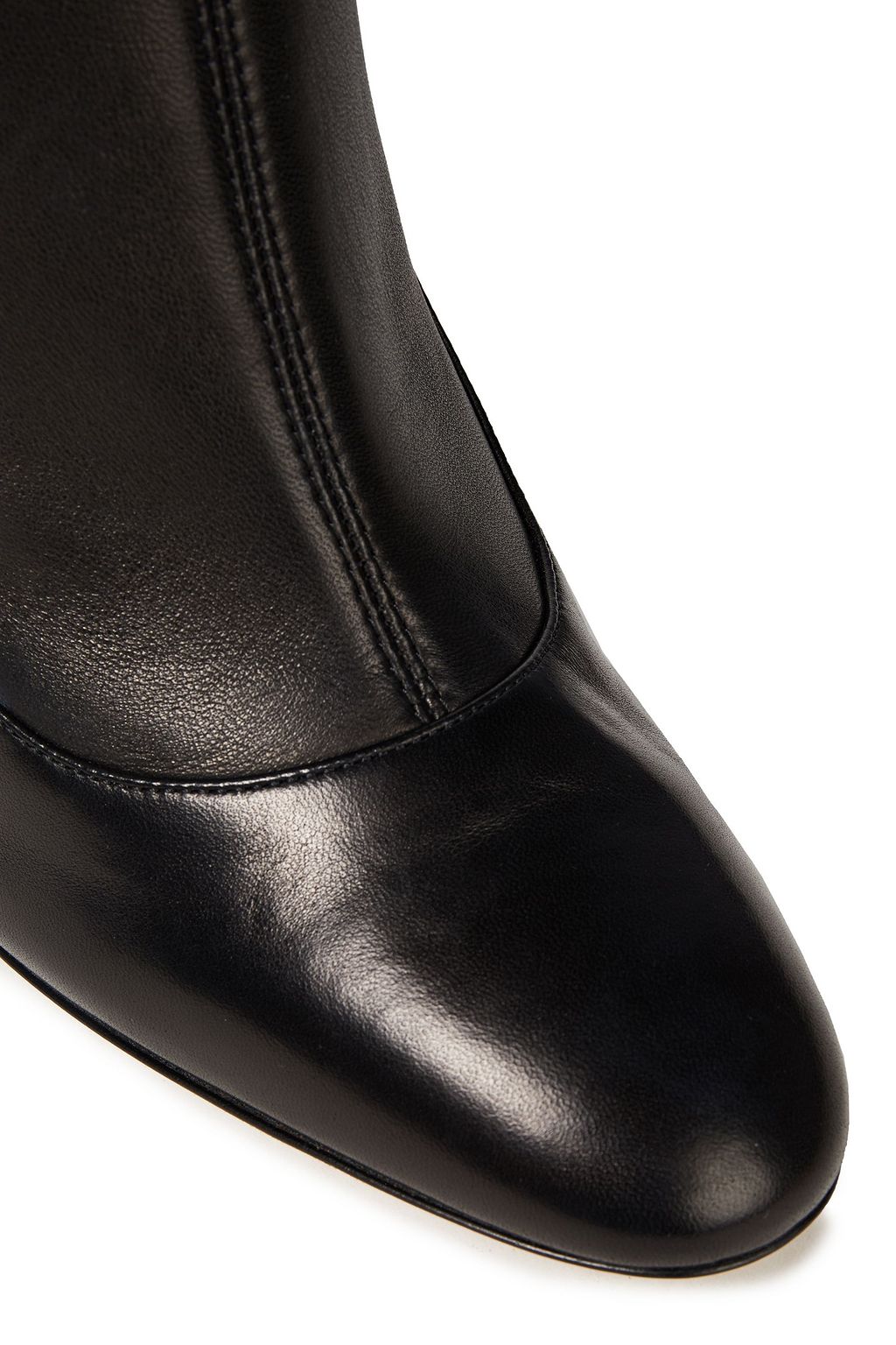 SERGIO ROSSI Stretch-leather thigh boots