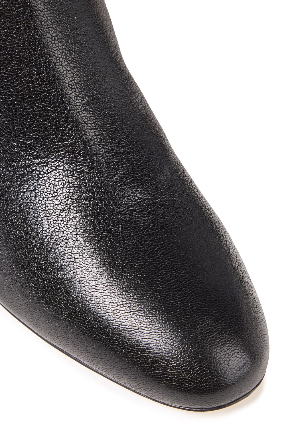 SERGIO ROSSI Pebbled-leather over-the-knee boots