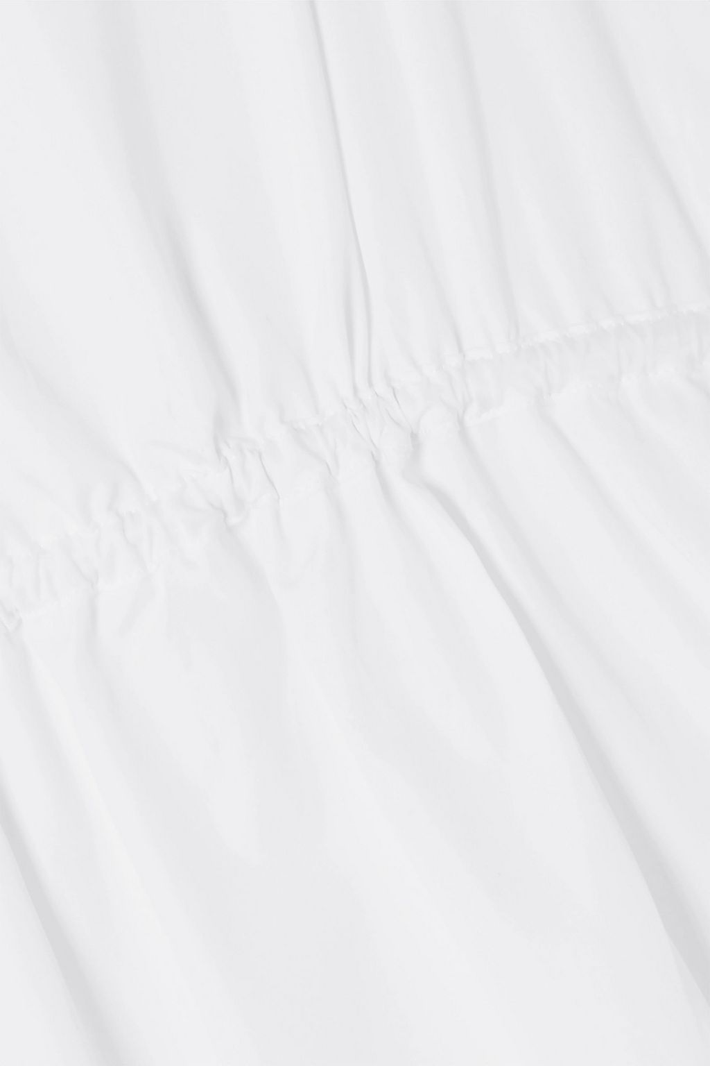 THE ROW Nea oversized gathered cotton-poplin gown