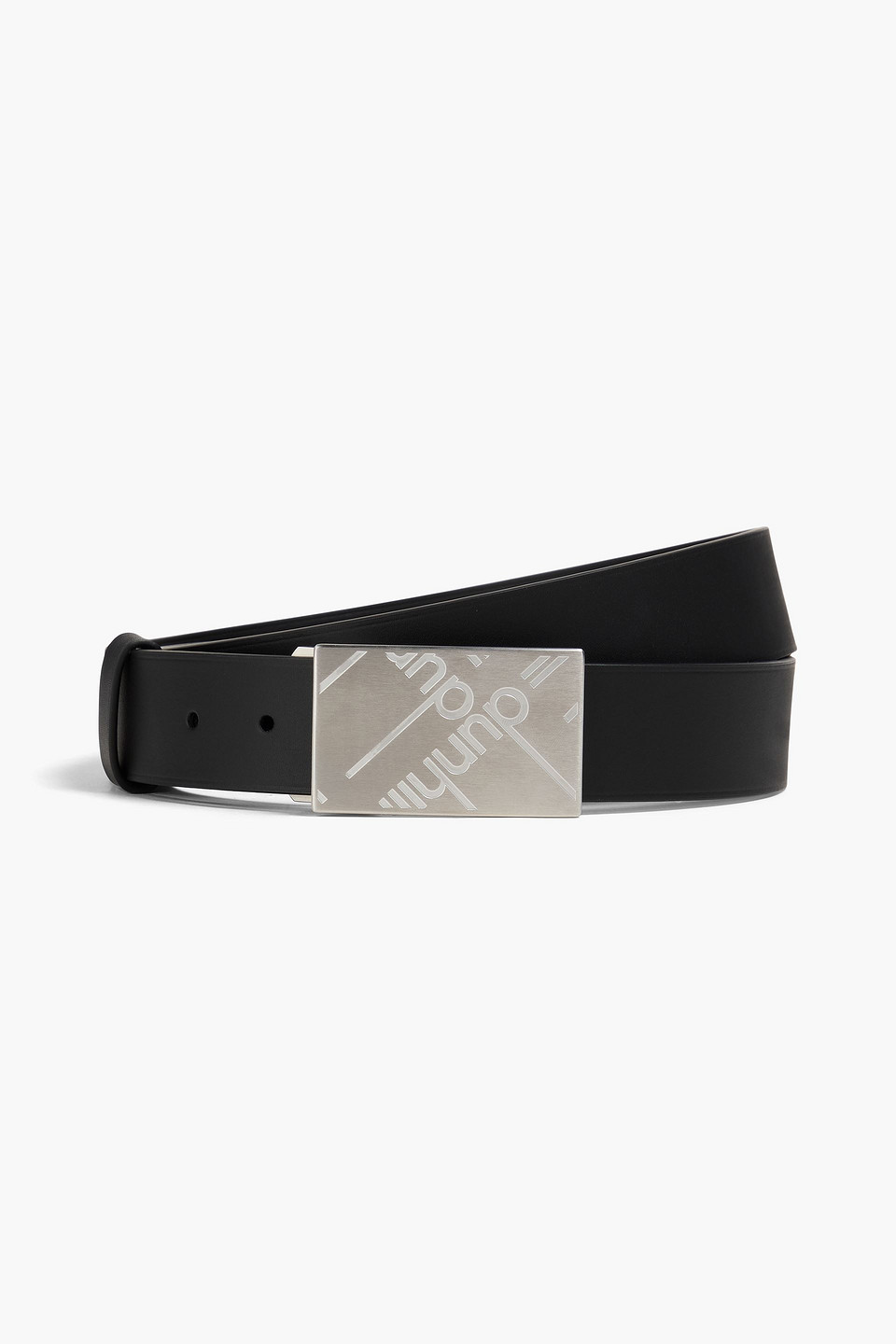 Dunhill Leather Belt In Black