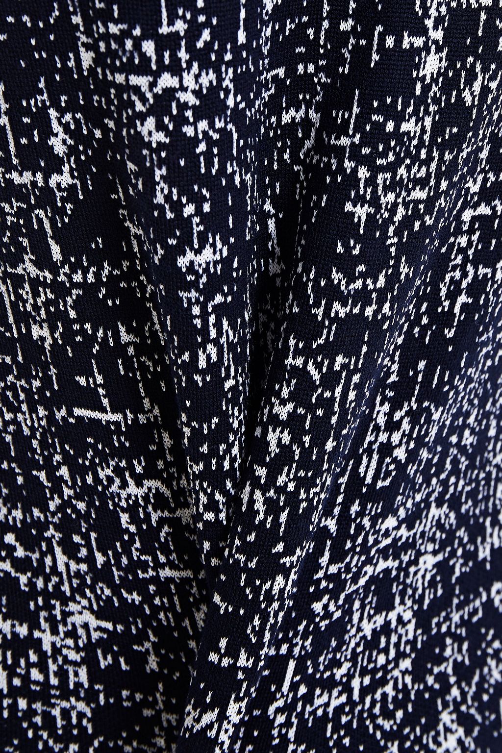 OSCAR DE LA RENTA Jacquard-knit midi dress