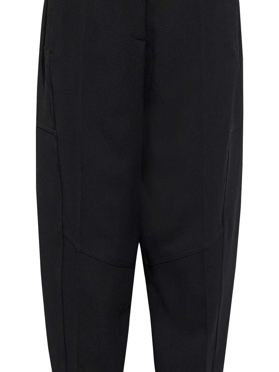 wool-gabardine tapered pants