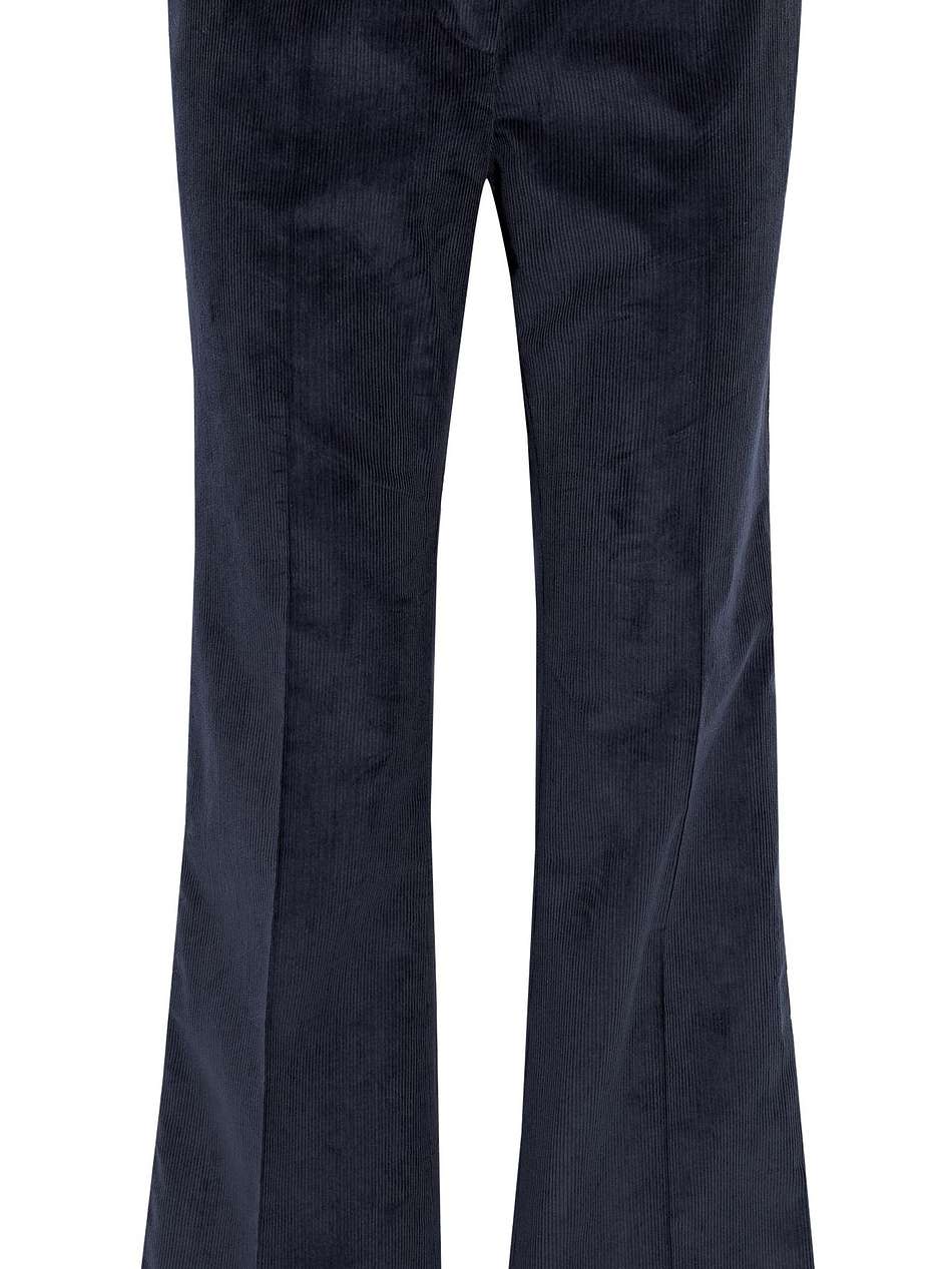 cotton-corduroy flared pants