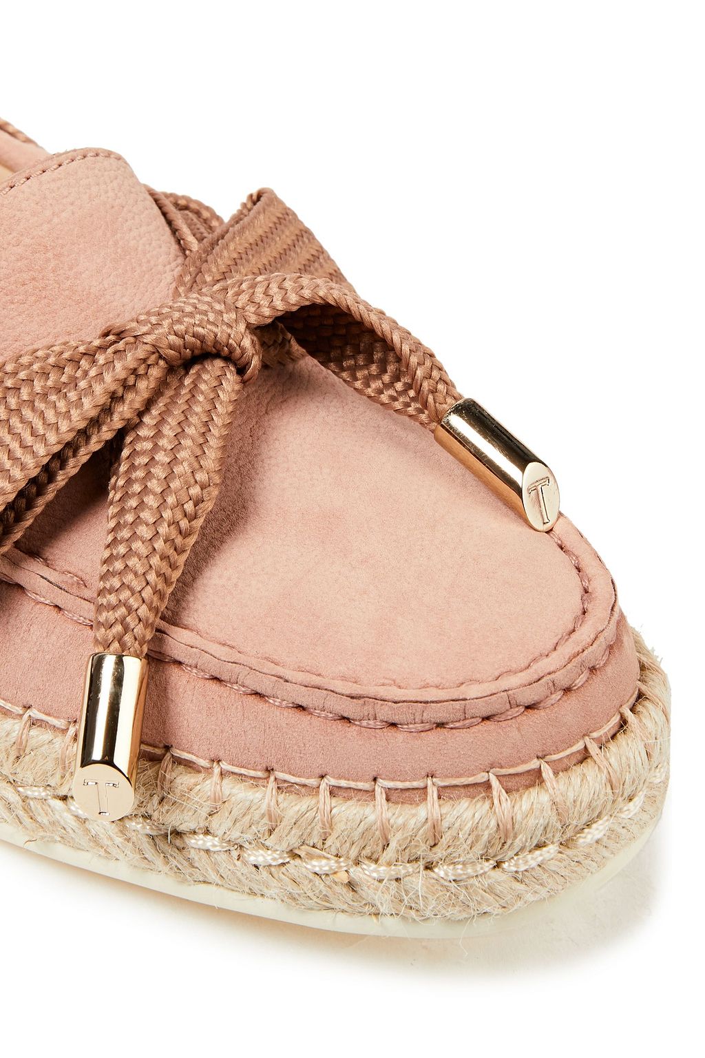 TOD'S حذاء لوفر من الشامواه مزيّن بعقدة فراشيّة