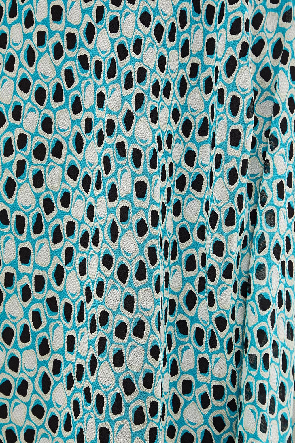 DIANE VON FURSTENBERG Molly printed silk-crepon midi skirt