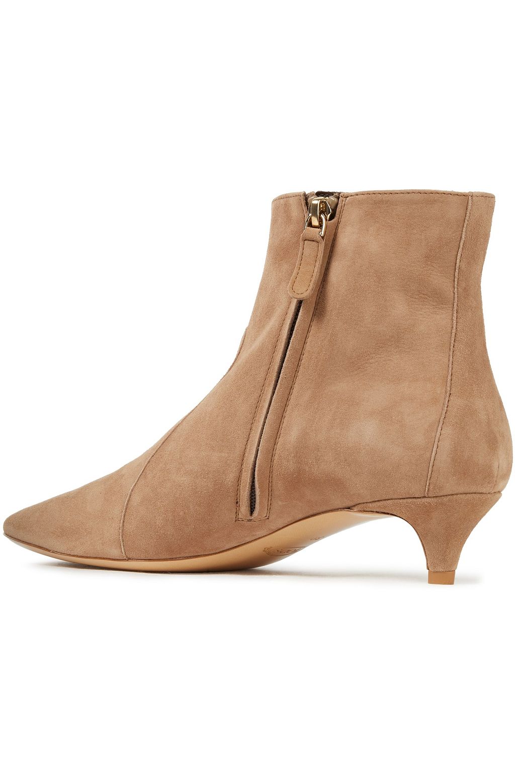 TOD'S Studded suede ankle boots