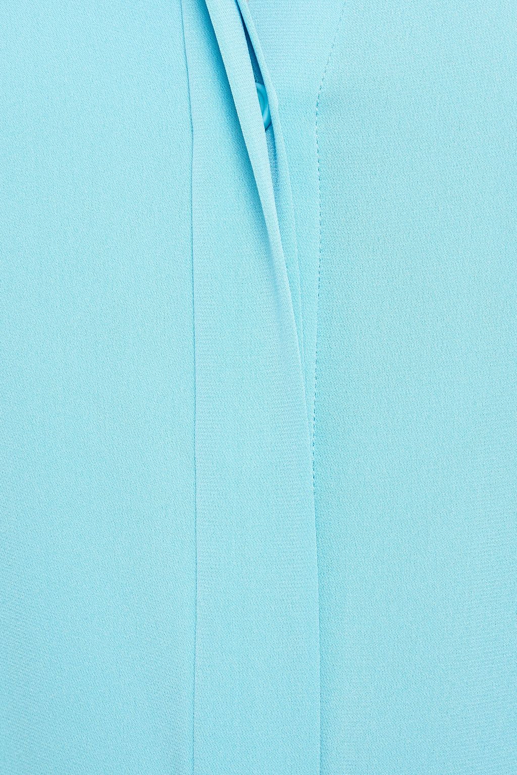 DIANE VON FURSTENBERG Leanna stretch-silk crepe de chine shirt
