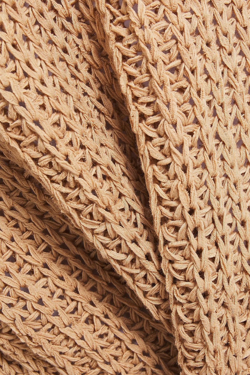 NANUSHKA Saio split-back ribbed cotton-blend sweater