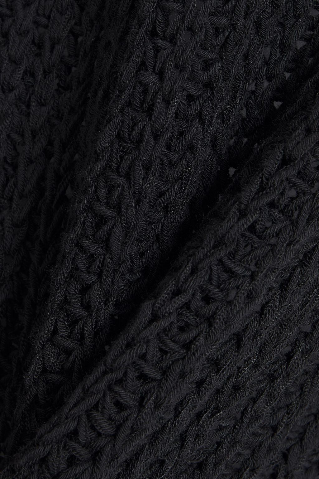 NANUSHKA Saio split-back ribbed cotton-blend sweater