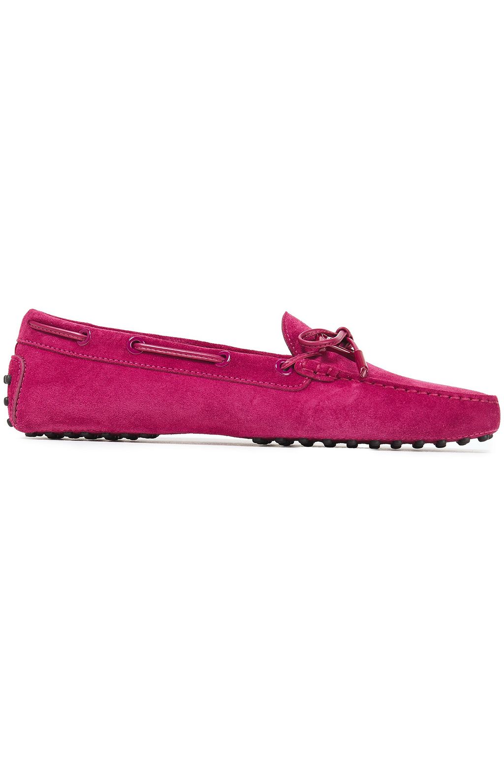 magenta loafers
