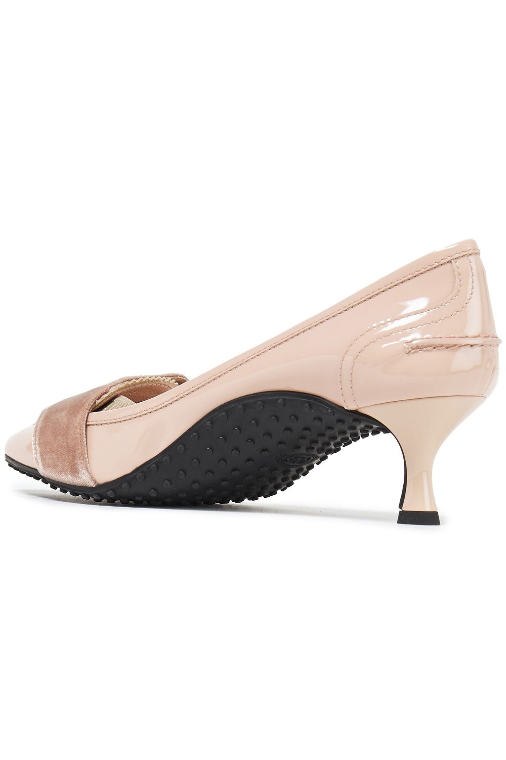 ALESSANDRO DELL'ACQUA X TOD'S Bow-embellished glossed-leather pumps