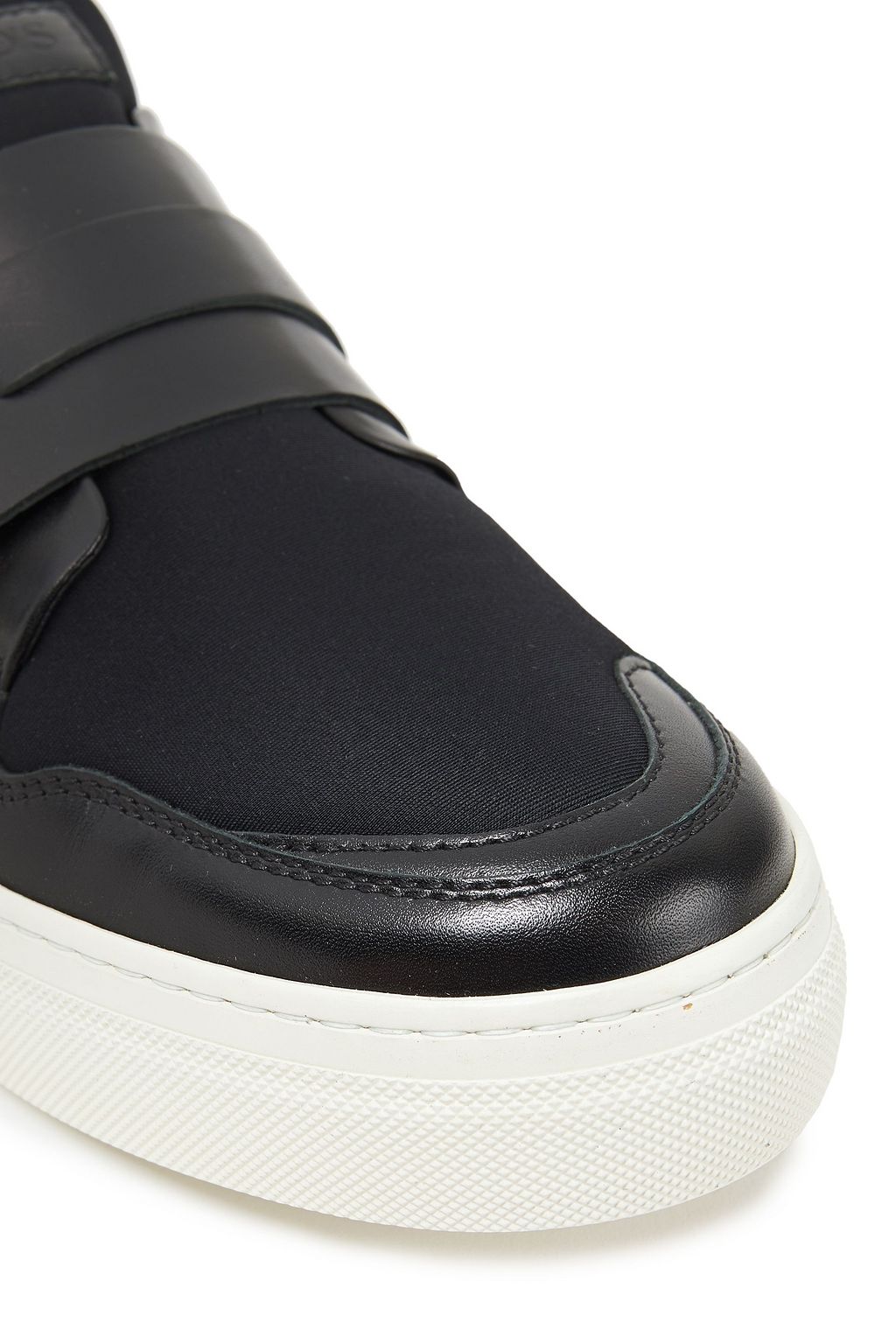 TOD'S حذاء سنيكرز من النيوبرين ومن الجلد